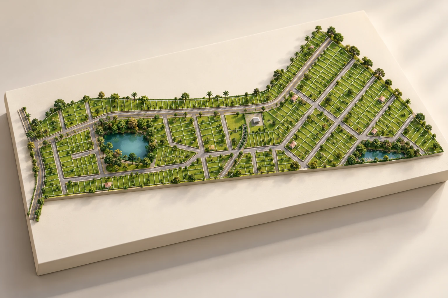 Maqueta conceptual recreada con IA, inspirada en el proyecto La Reserva